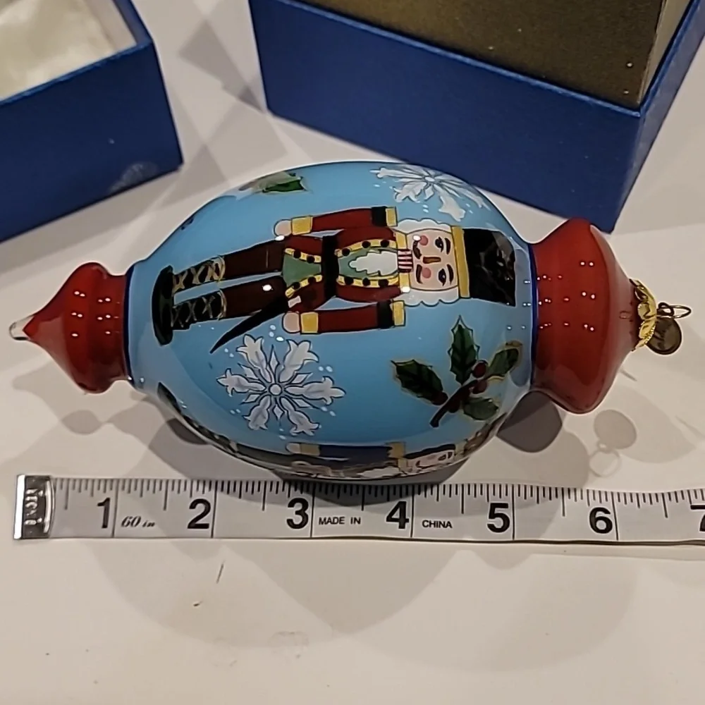 Pier 1 Collectable Li Bien Nutcraker Christmas Ornament 2015 In Box